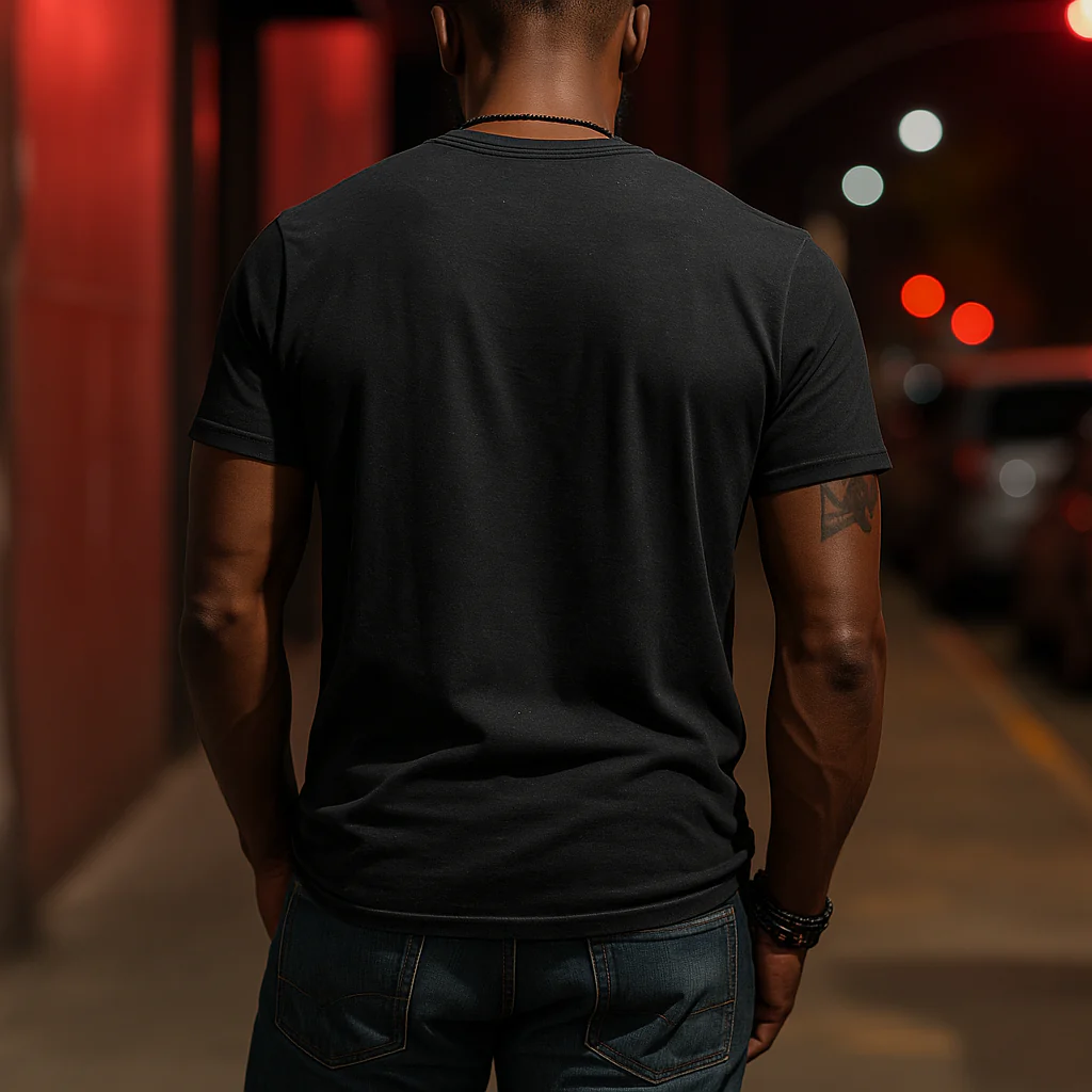 Rudolph | Men'S Summer Fashion Street Print Polyester Blend Short-Sleeved T-Shirt - Image 3