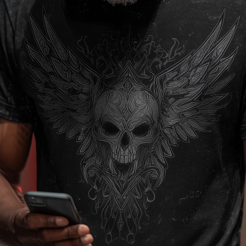 Rudolph | Men'S Summer Fashion Street Print Polyester Blend Short-Sleeved T-Shirt - Image 4