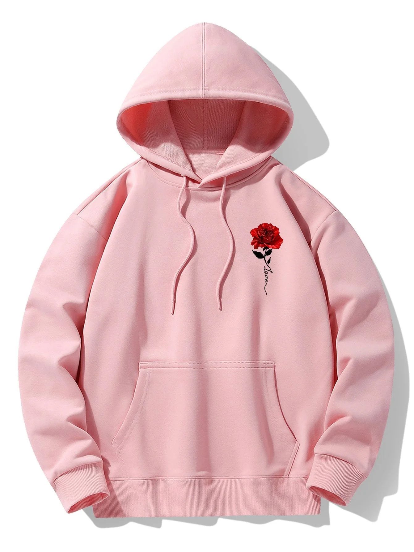 Rudy | Rose Print Cotton Blend Hoodie - Image 8