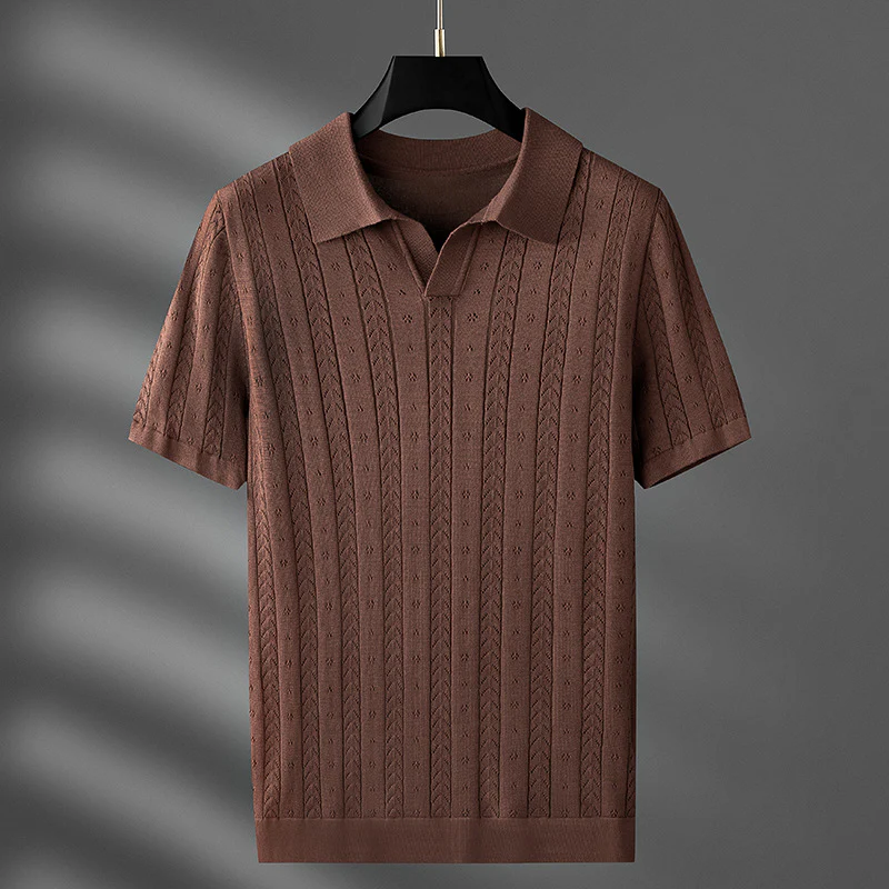 Rufino® | Knit Polo Shirt - Image 3
