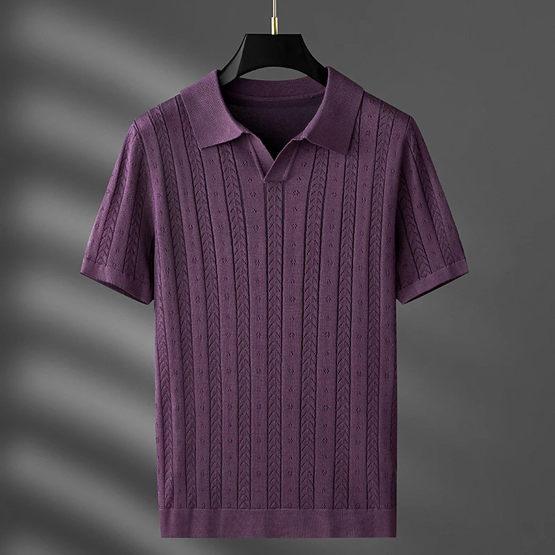 Rufino® | Knit Polo Shirt - Image 4