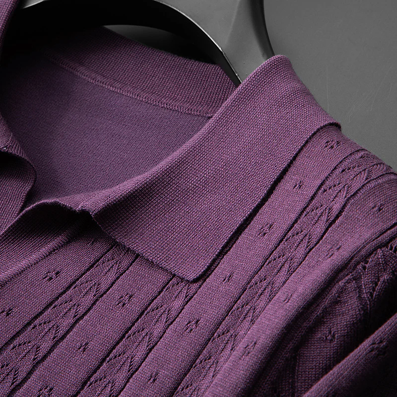 Rufino® | Knit Polo Shirt - Image 7