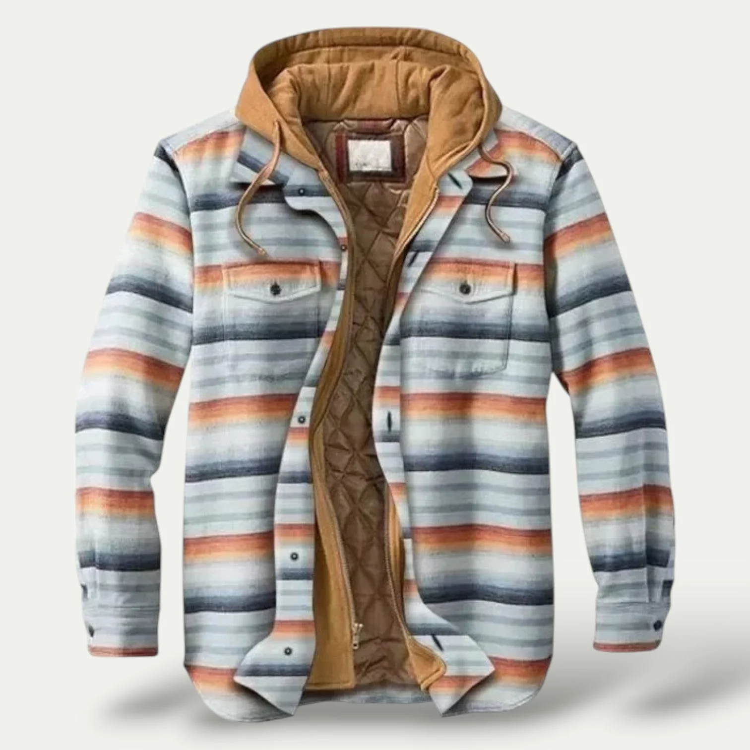 Rufo | Warm fleece jacket in a checked pattern - Image 2