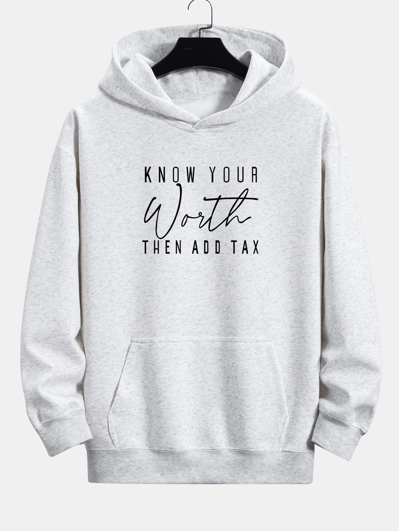 Rufus | Slogan Print Relax Fit Hoodie - Image 4