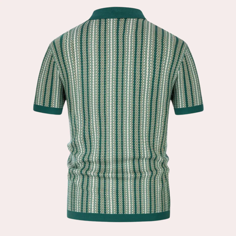 Ryan® | Men's Striped Knit Shirt - Image 3