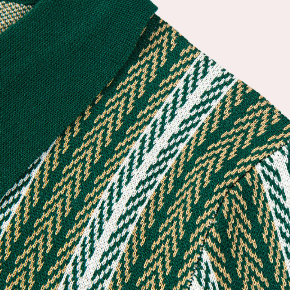 Ryan® | Men's Striped Knit Shirt - Image 4