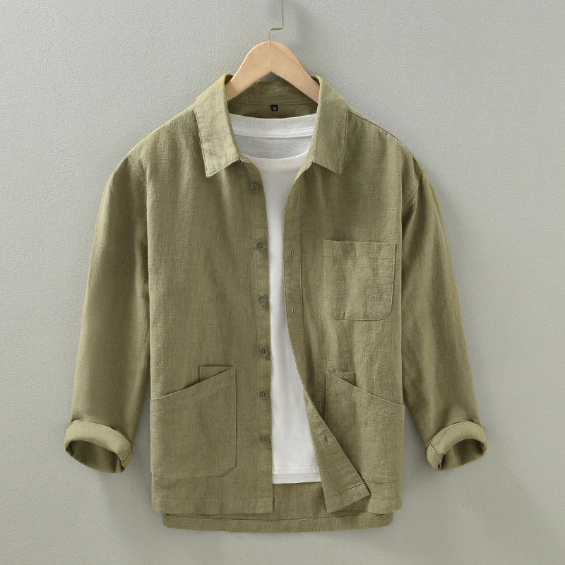 Ryan | Alessio Linen Shirt - Image 3