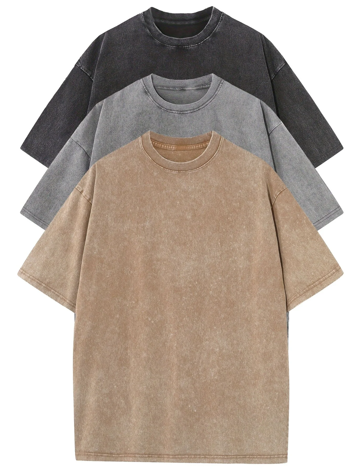 Ryker | Casual Cotton Oversized Tee   - 3-Pack - Image 3