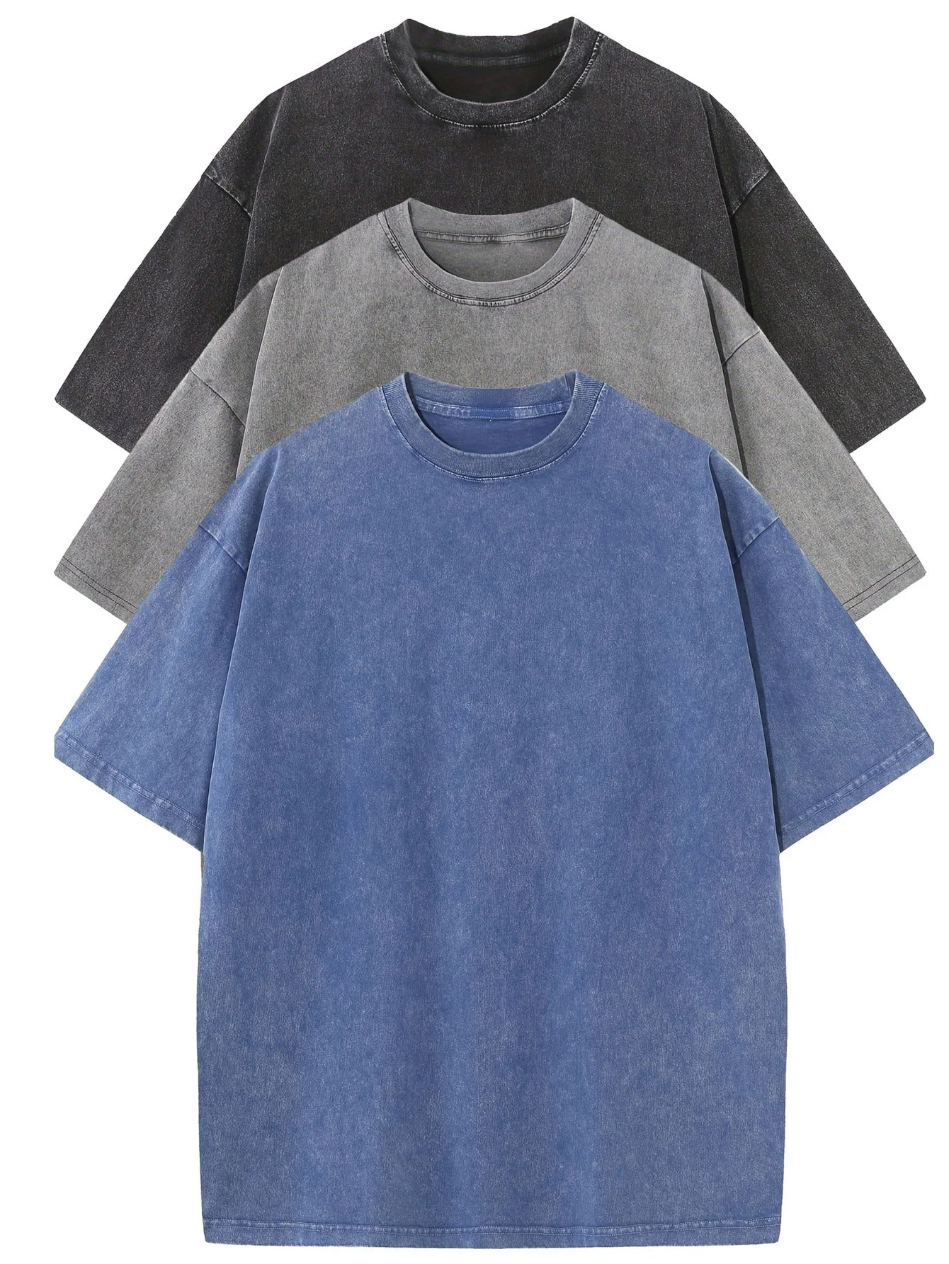 Ryker | Casual Cotton Oversized Tee   - 3-Pack - Image 5