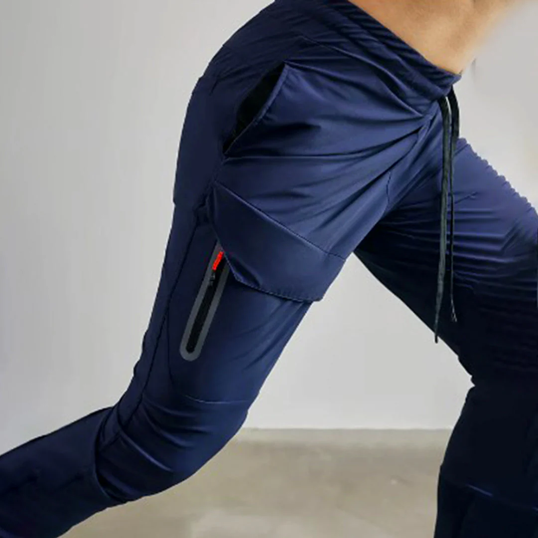Sabino® | Gray Slim-Fit Sports Trousers - Image 4