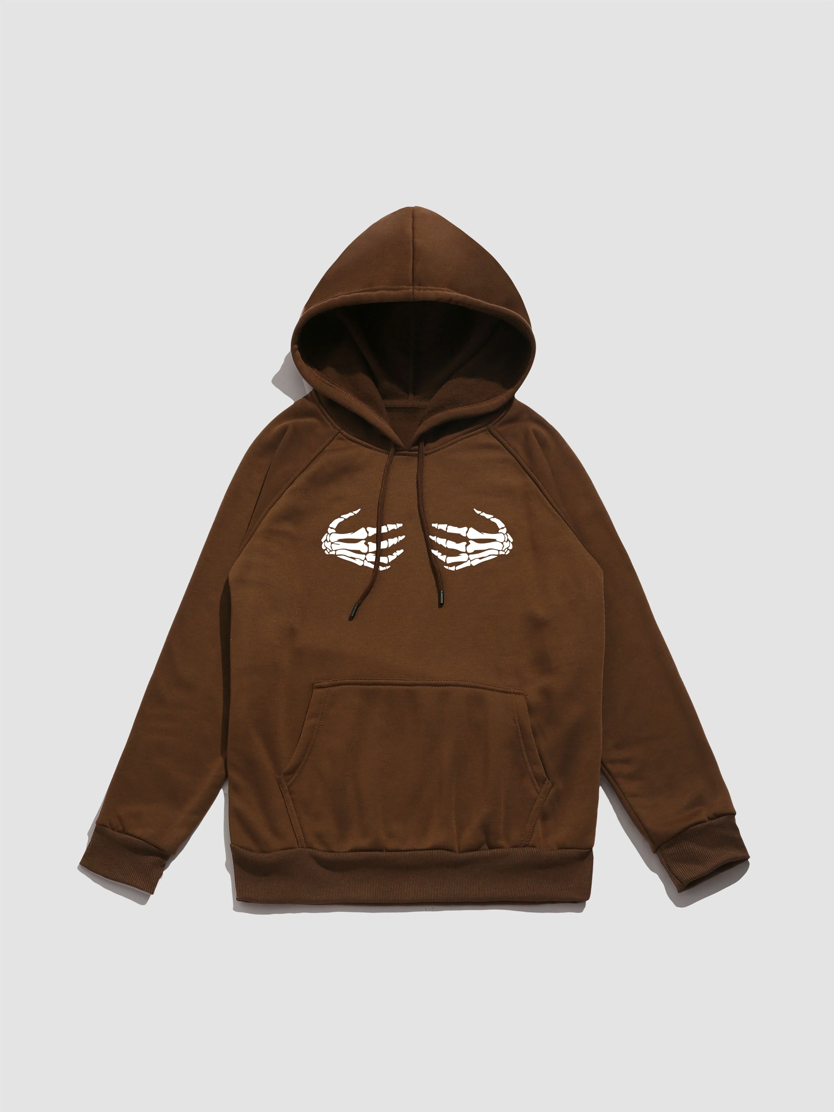 Sal | Skeleton Hand Print Hoodie - Image 2