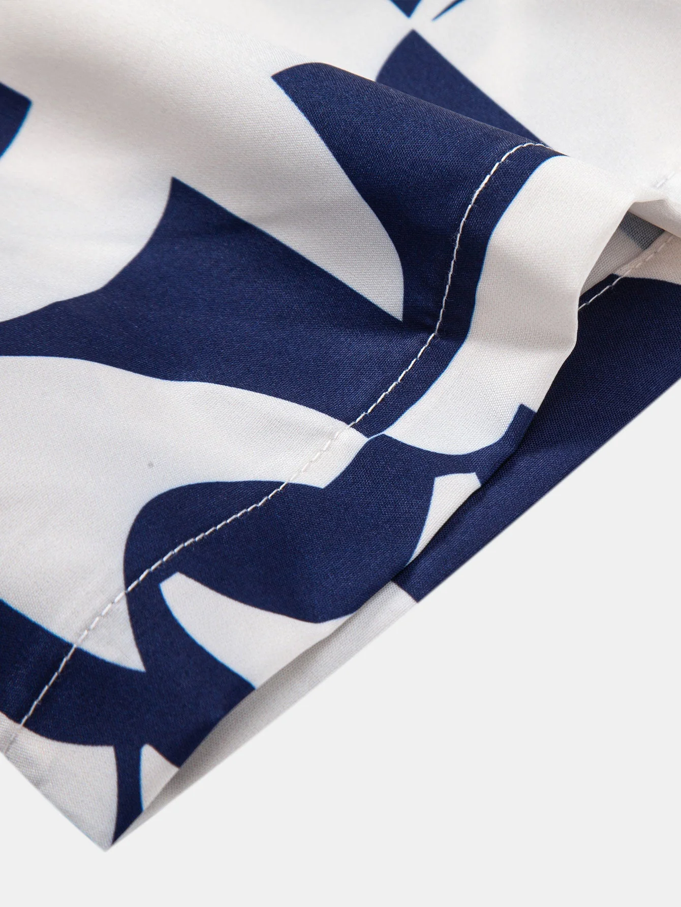 Salvador® | Color Block Print Button Up Shirt - Image 4