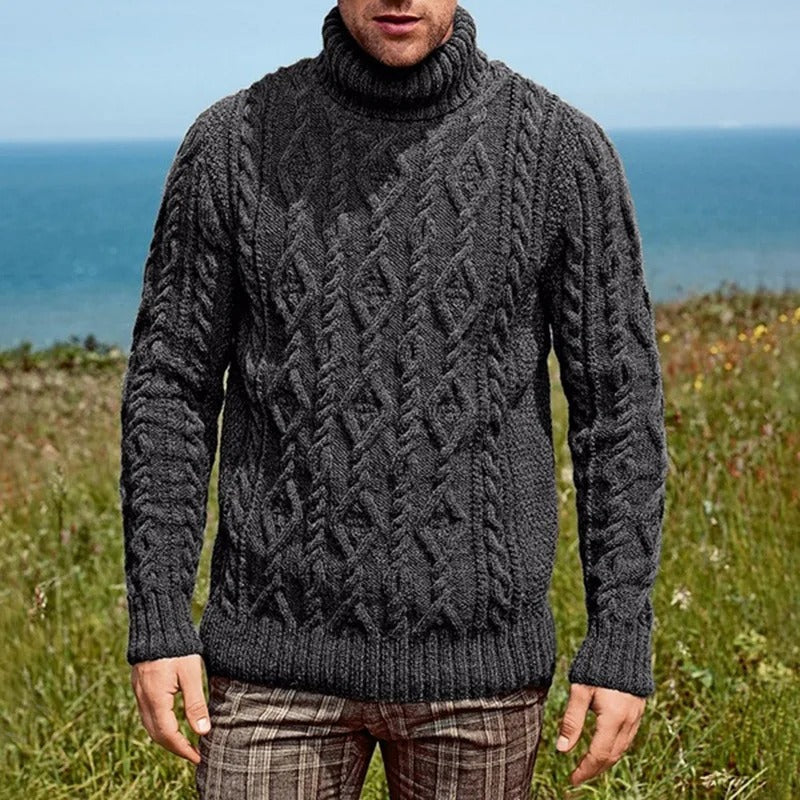 Salvador® | Knitted Turtleneck Sweater - Image 4