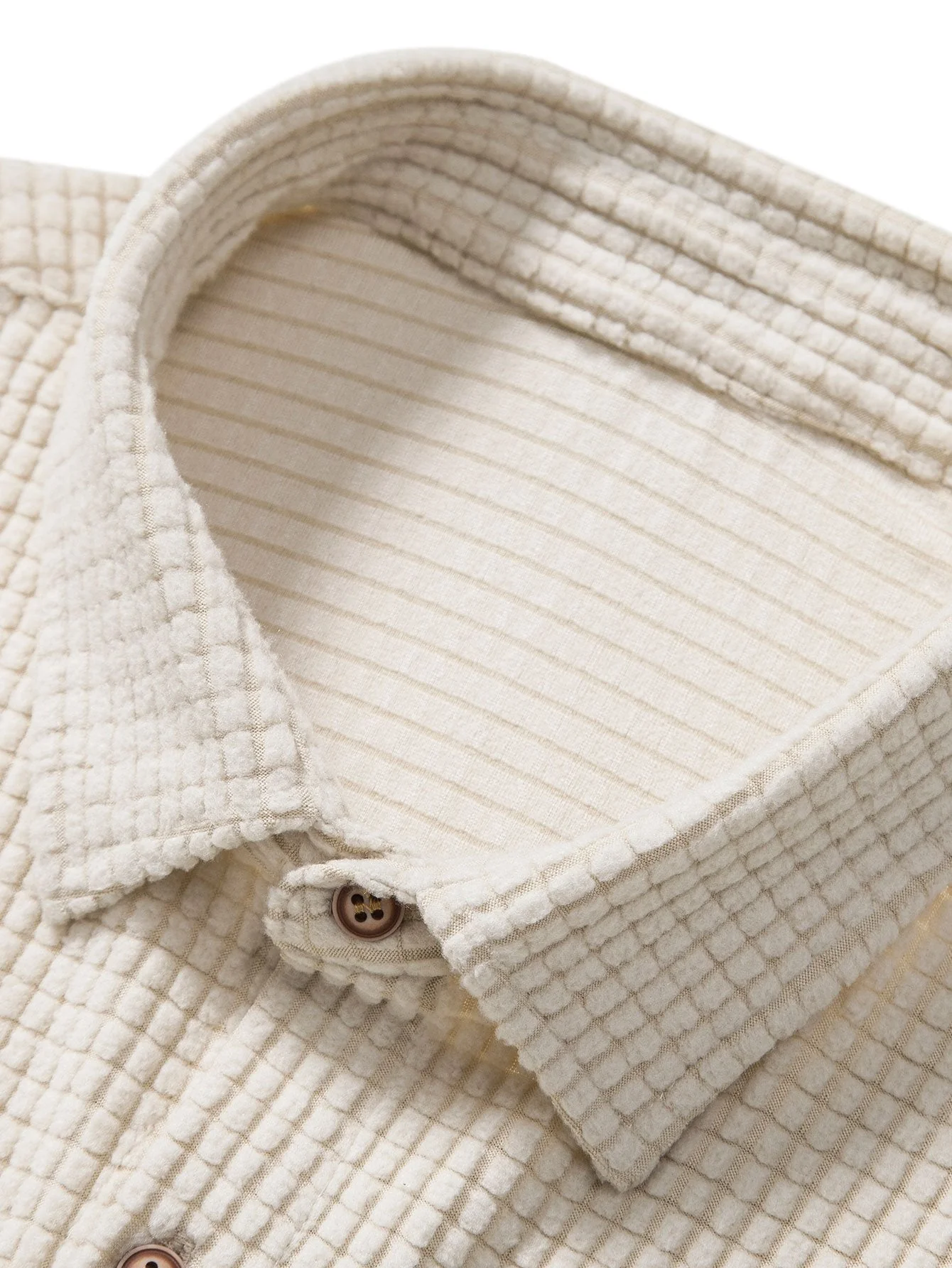 Salvador® | Waffle Button Up Shirt & Shorts - Image 15