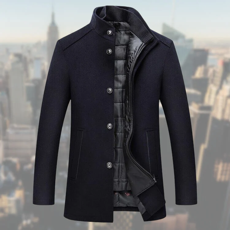 Salvio | High-quality men's winter coat with vest - warm and stylish - Image 3