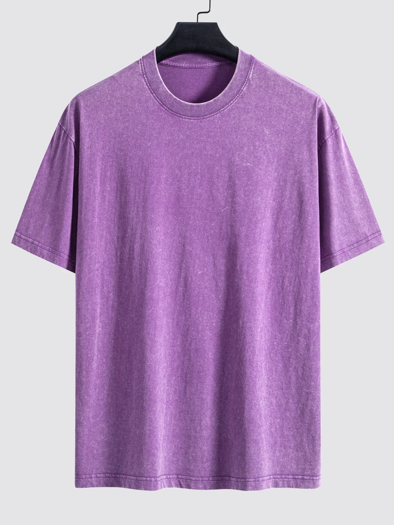 Sam® | Basic Washed Distressed Drop Shoulder Oversize T-Shirt - Image 6
