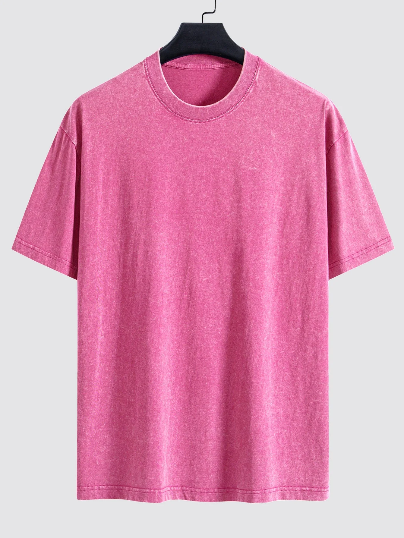 Sam® | Basic Washed Distressed Drop Shoulder Oversize T-Shirt - Image 7