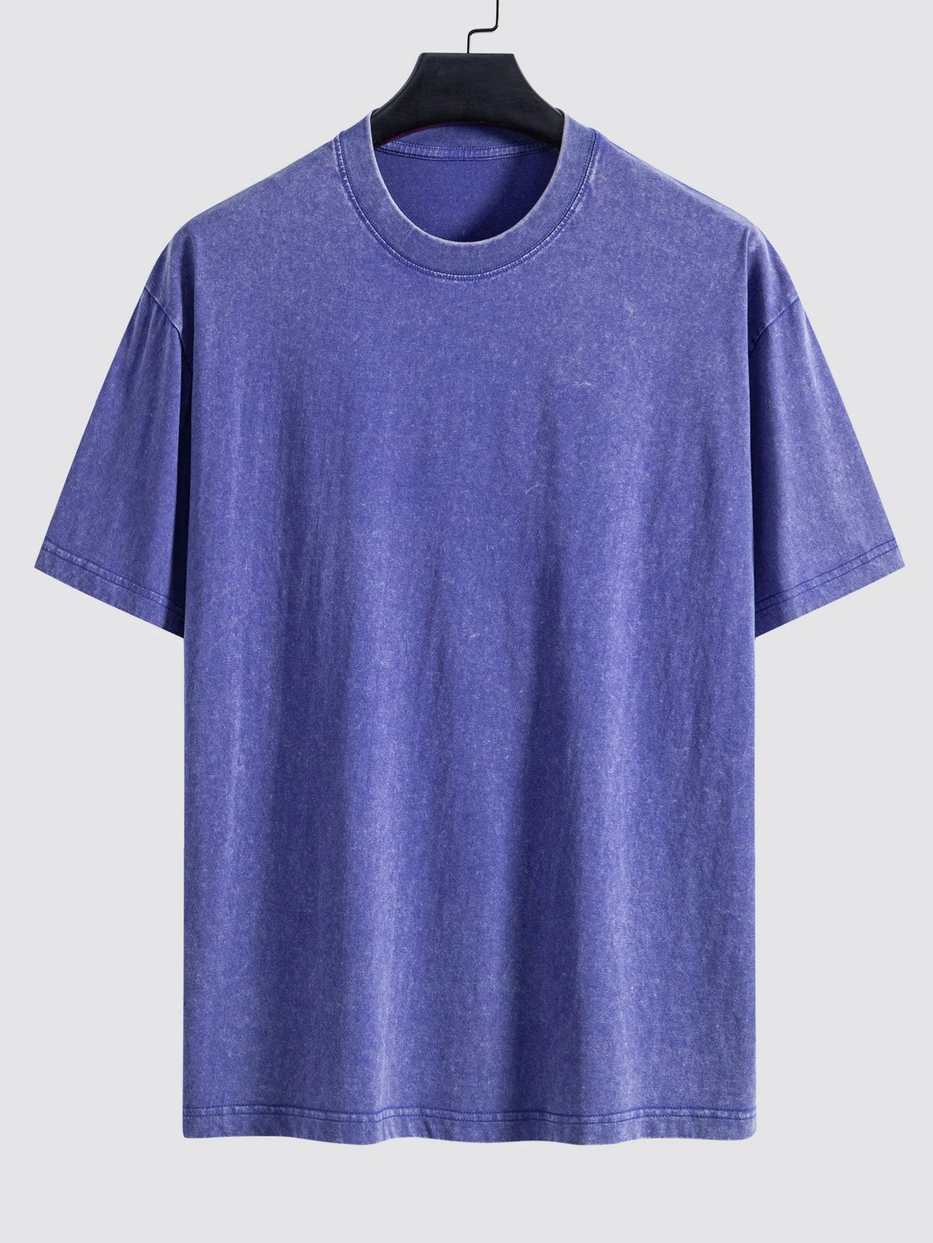 Sam® | Basic Washed Distressed Drop Shoulder Oversize T-Shirt - Image 8