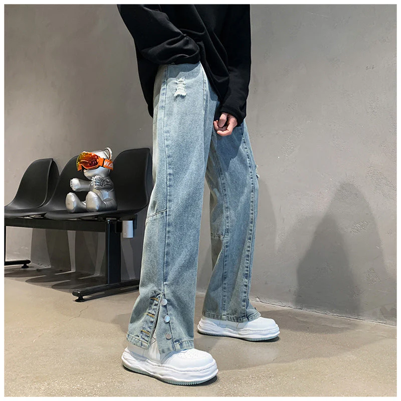 Sam® | Denim Loose Wide Jeans - Image 2