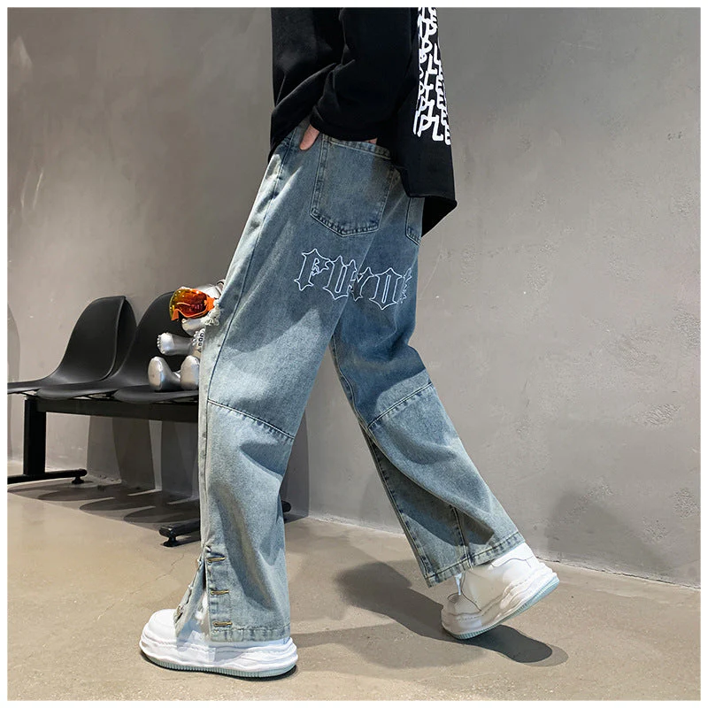 Sam® | Denim Loose Wide Jeans - Image 3