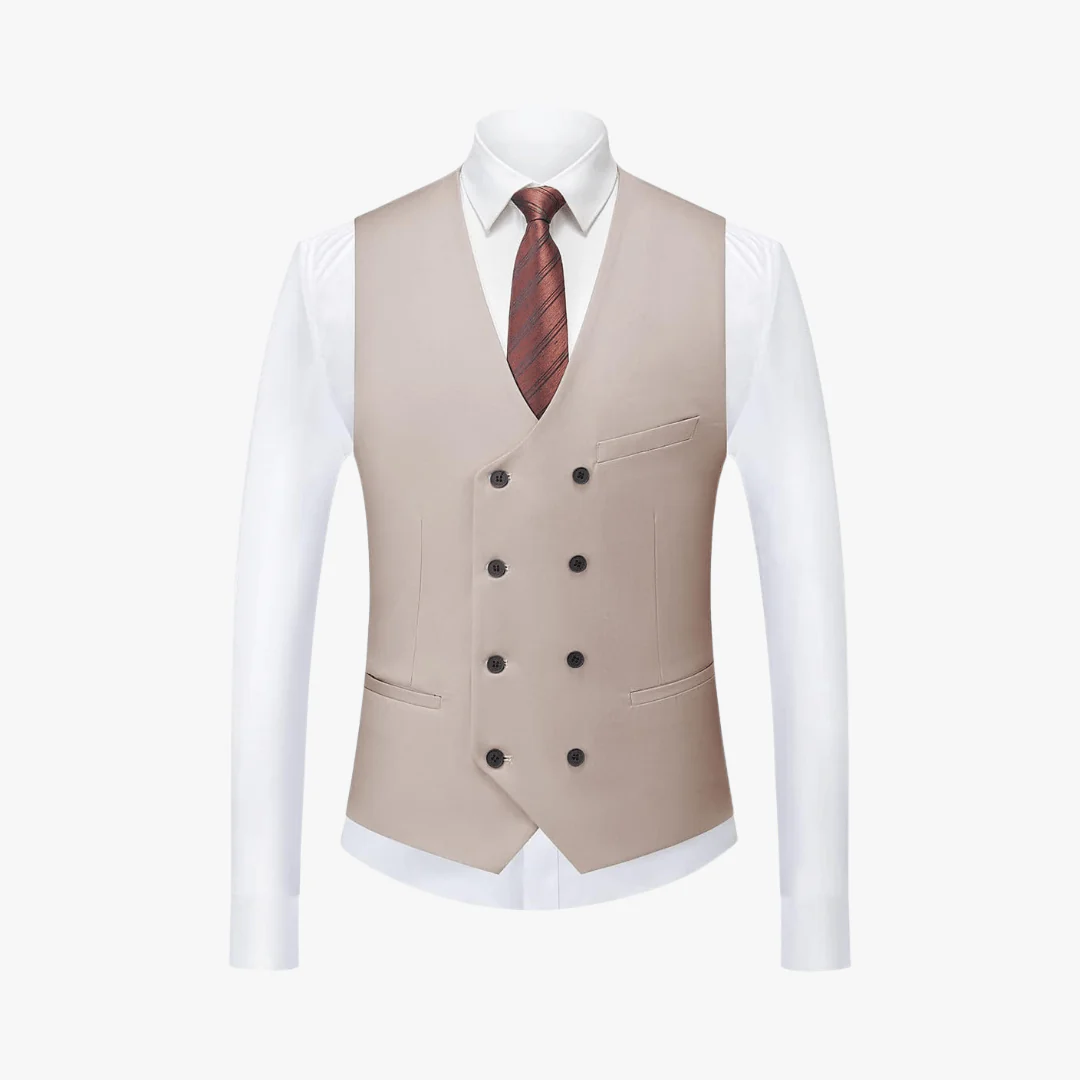 Sami® | Men's 3 Piece Slim Fit Suit – Blazer, Waistcoat, Trousers - Image 13