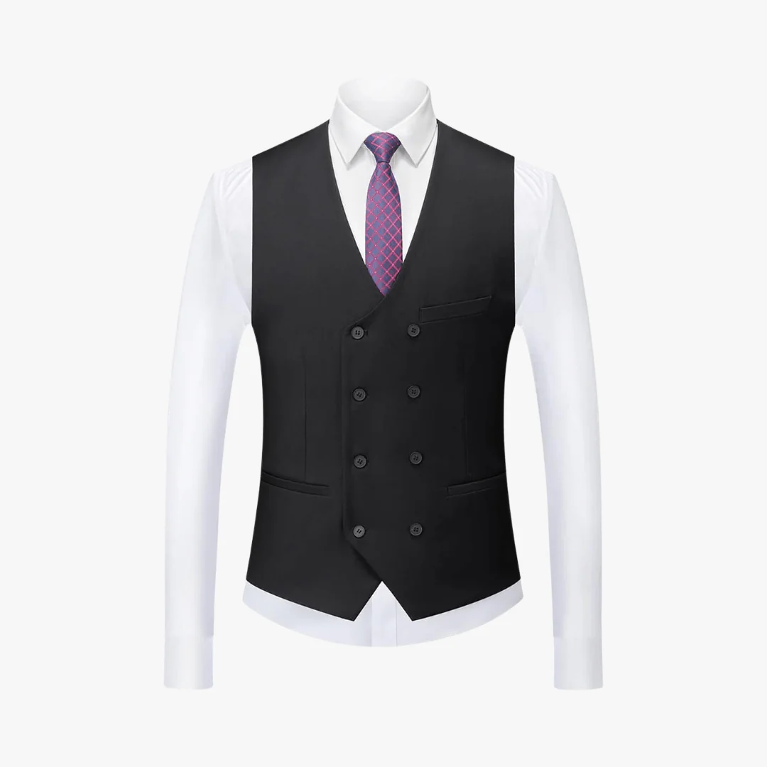 Sami® | Men's 3 Piece Slim Fit Suit – Blazer, Waistcoat, Trousers - Image 3