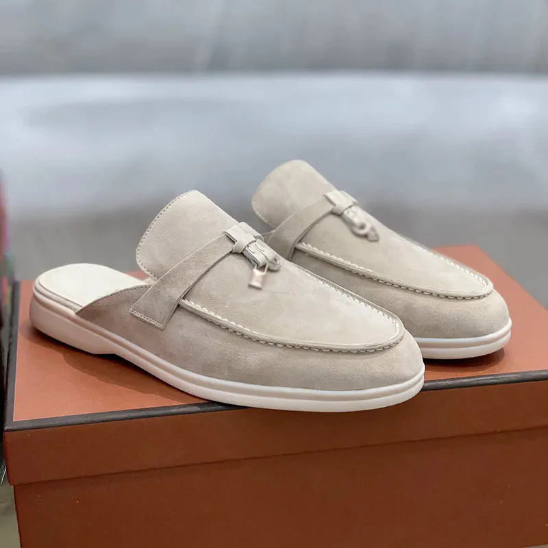 Sammy® | Italian Suede Slides - Image 2