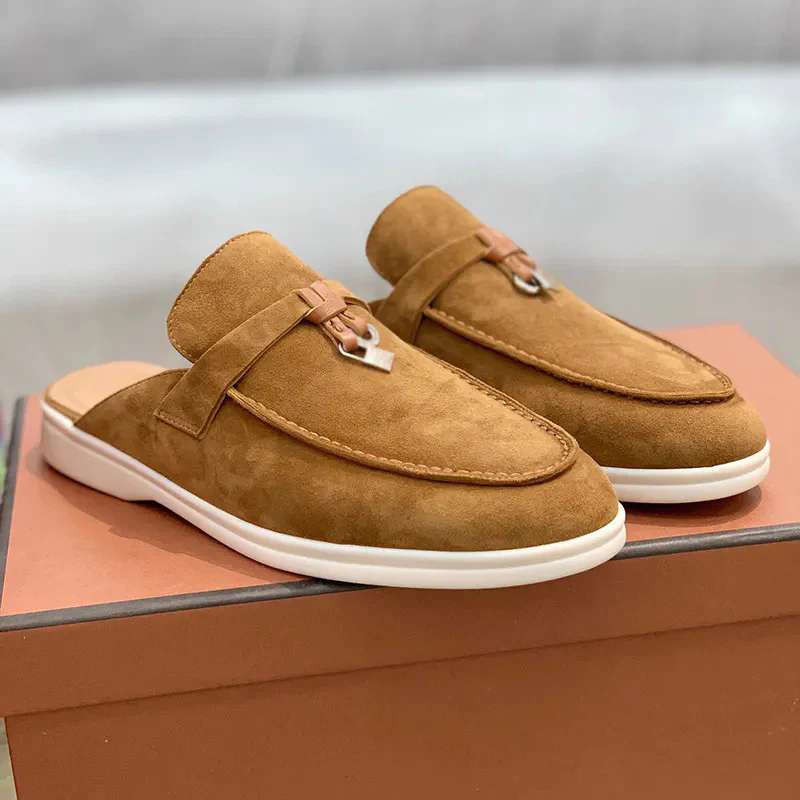 Sammy® | Italian Suede Slides - Image 3