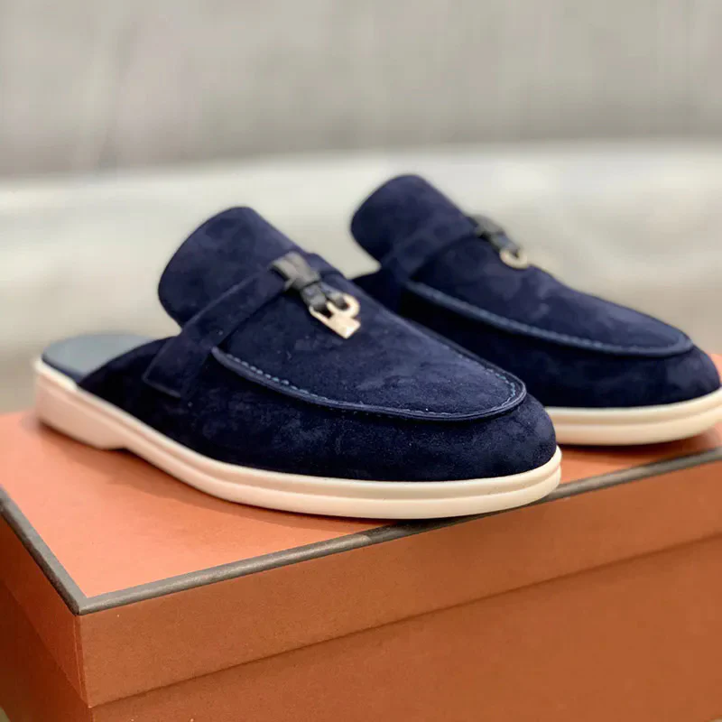 Sammy® | Italian Suede Slides - Image 4