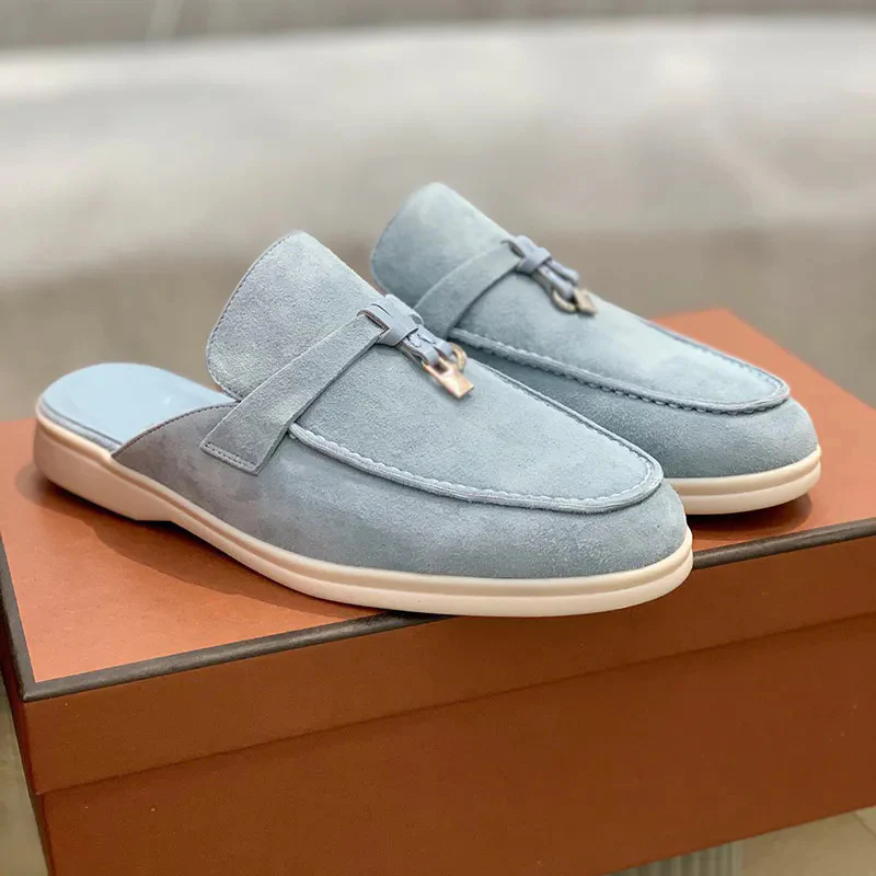 Sammy® | Italian Suede Slides - Image 5