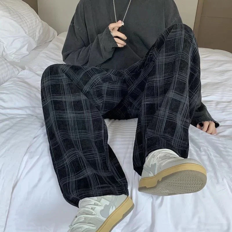 Samson® | Corduroy Checked Baggy Pants - Image 3