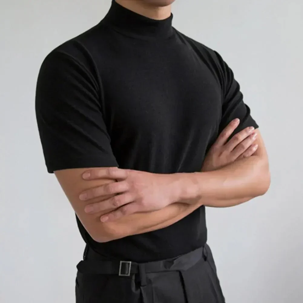 Samuel® | Basic T-Shirt With A High Collar - Image 2