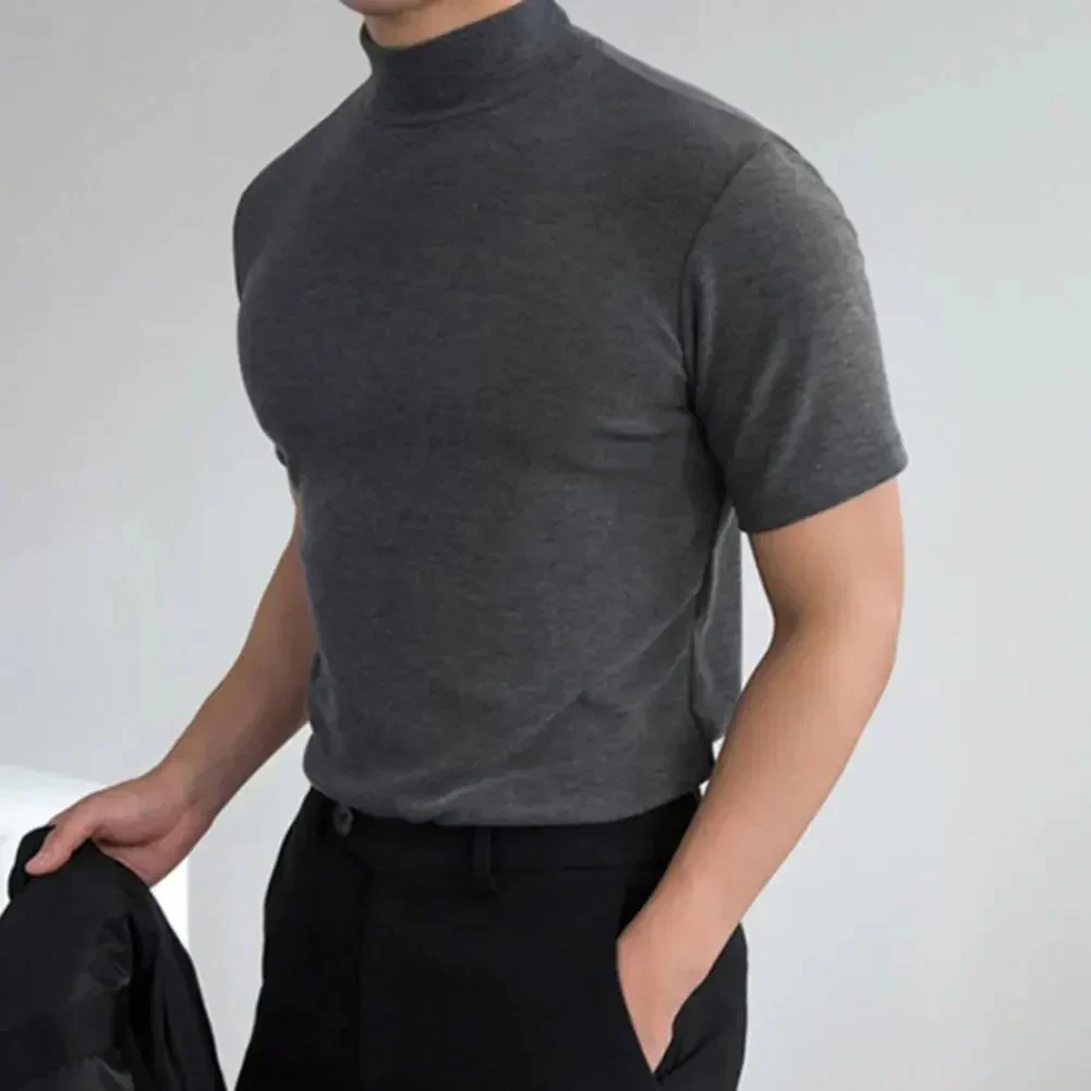 Samuel® | Basic T-Shirt With A High Collar - Image 3