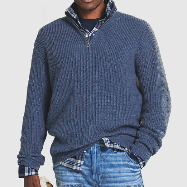Samuel® | Business casual sweater with zipper - Image 3