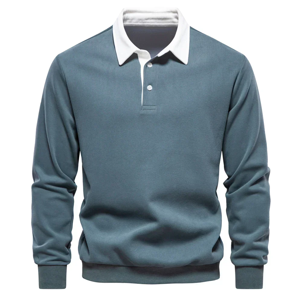 Samuel | Autumn Polo Sweatshirt - Image 10