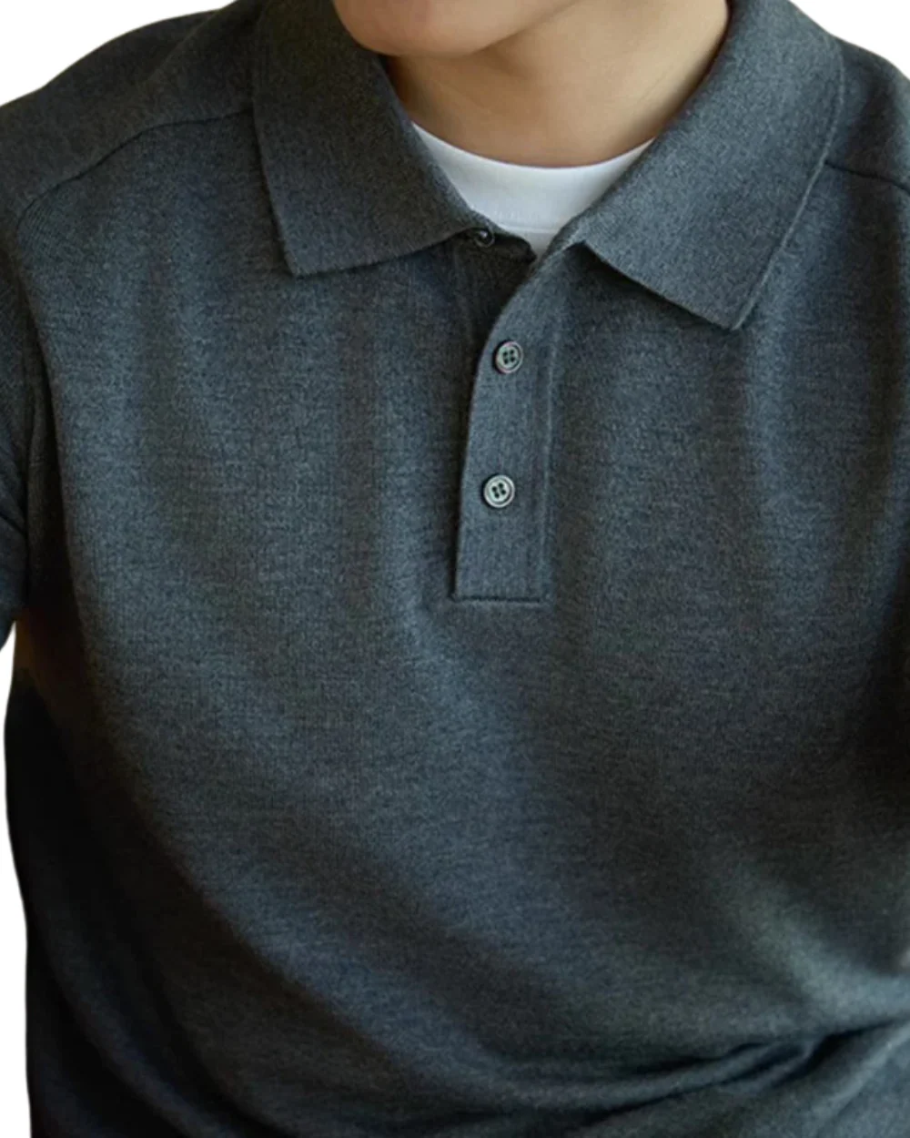 Samuel | Bellagio Merino Wool Polo - Image 8