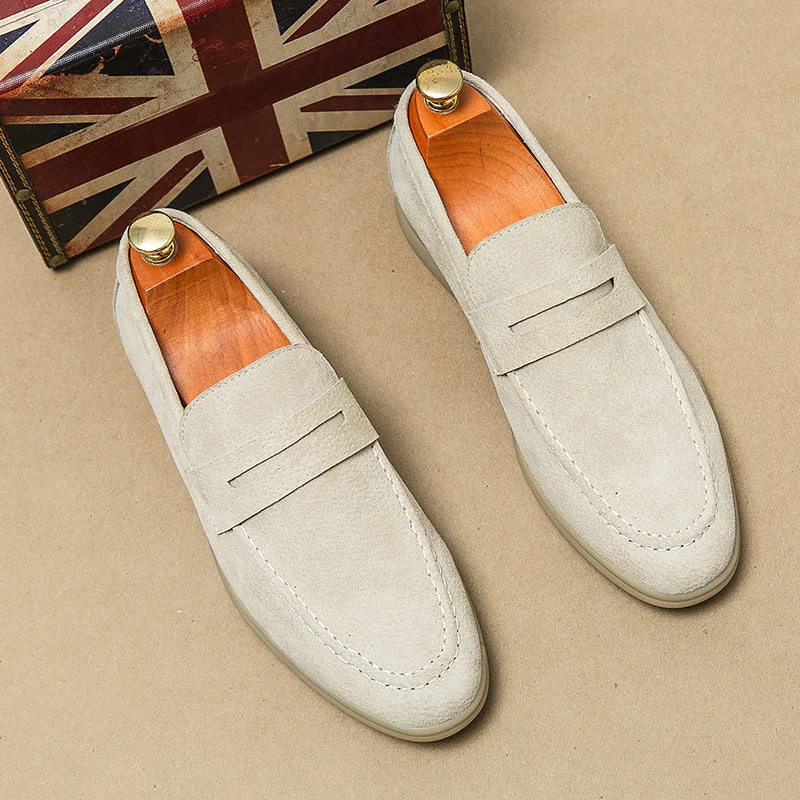 Samuel | Firenze Chic Suede Loafers - Image 4