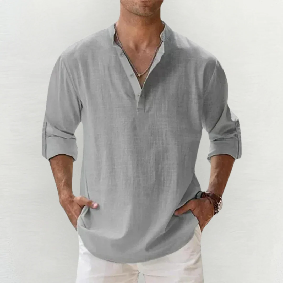 Santino® | Premium Cotton-Linen Stretch Shirt - Image 10