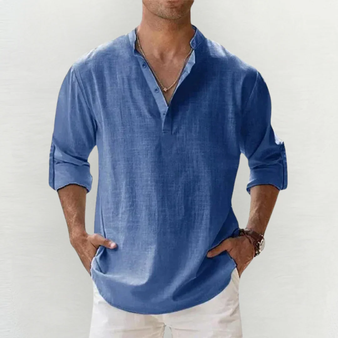 Santino® | Premium Cotton-Linen Stretch Shirt - Image 5