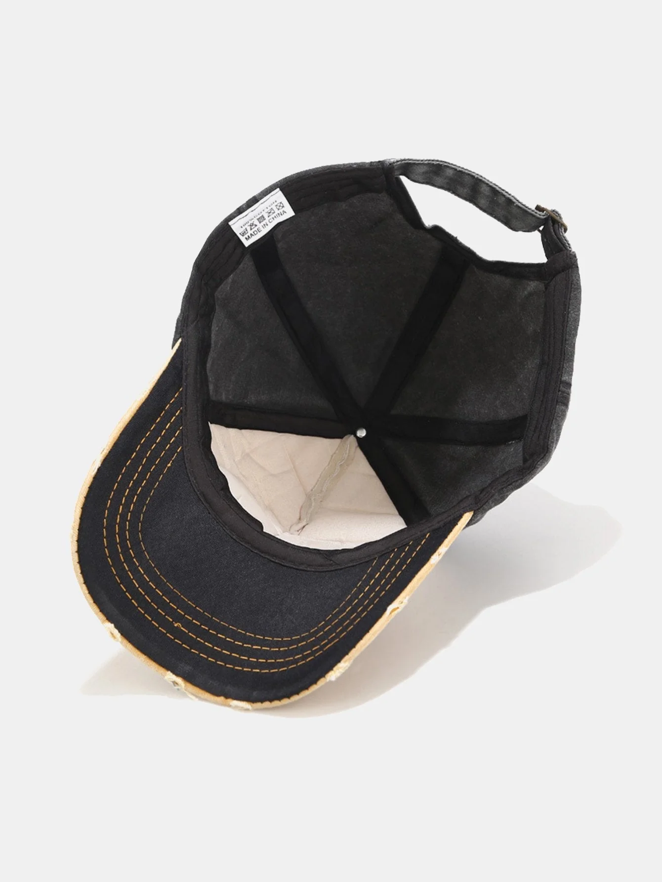 Saúl® | Slogan Patch Washed Distressed Baseball Cap - Image 10