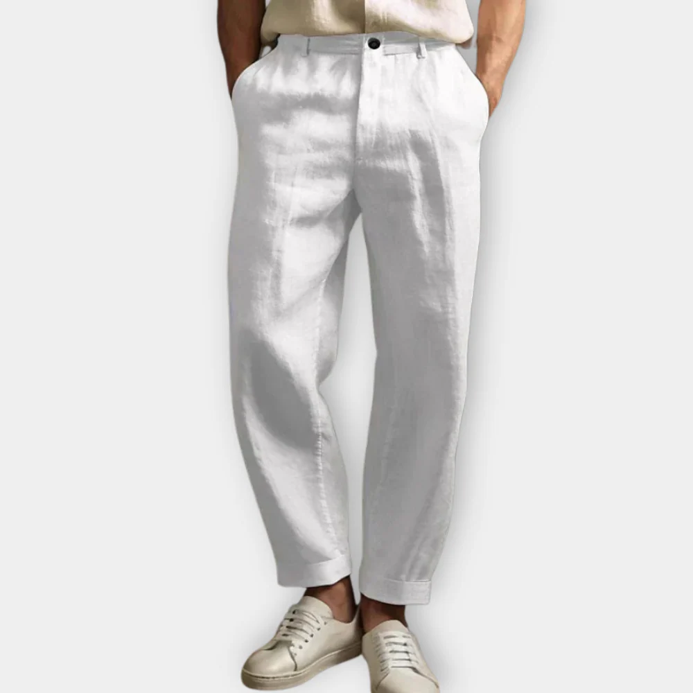 Sawyer | Casual Linen Pants - Image 2