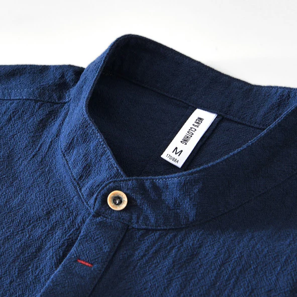 Sawyer | Rei Henley Linen Shirt - Image 8