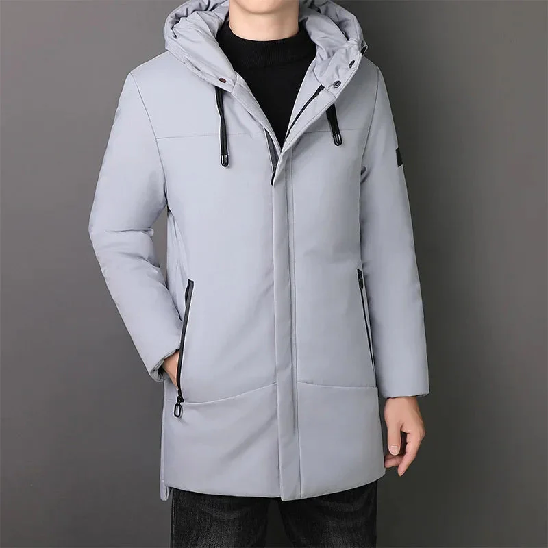 Sayer | Men's Elegant Long Coat - Image 5