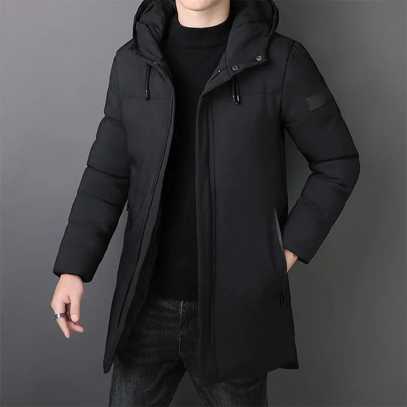 Sayer | Men's Elegant Long Coat - Image 6