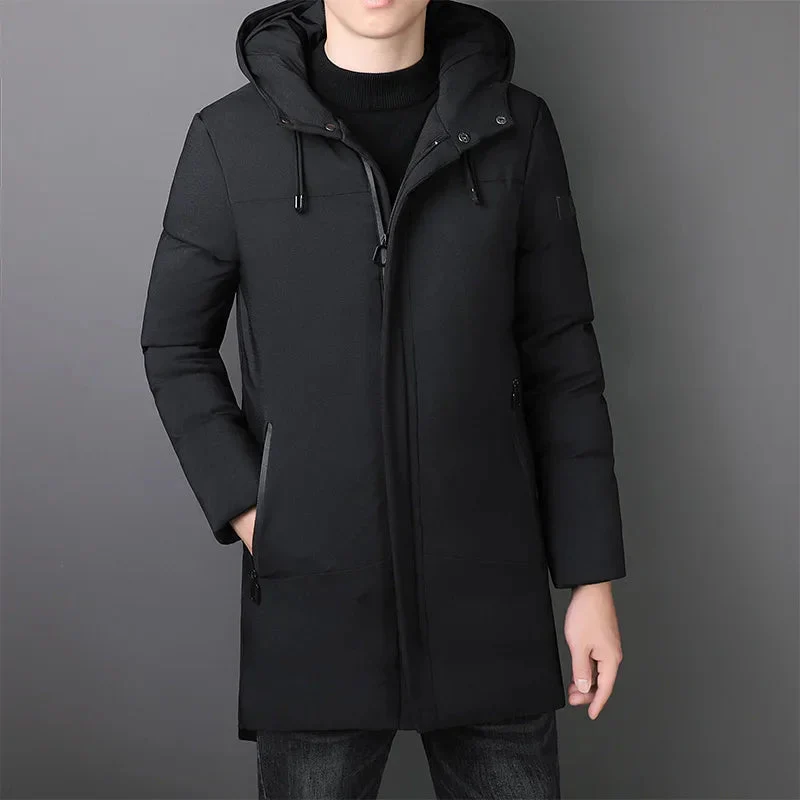 Sayer | Men's Elegant Long Coat - Image 7