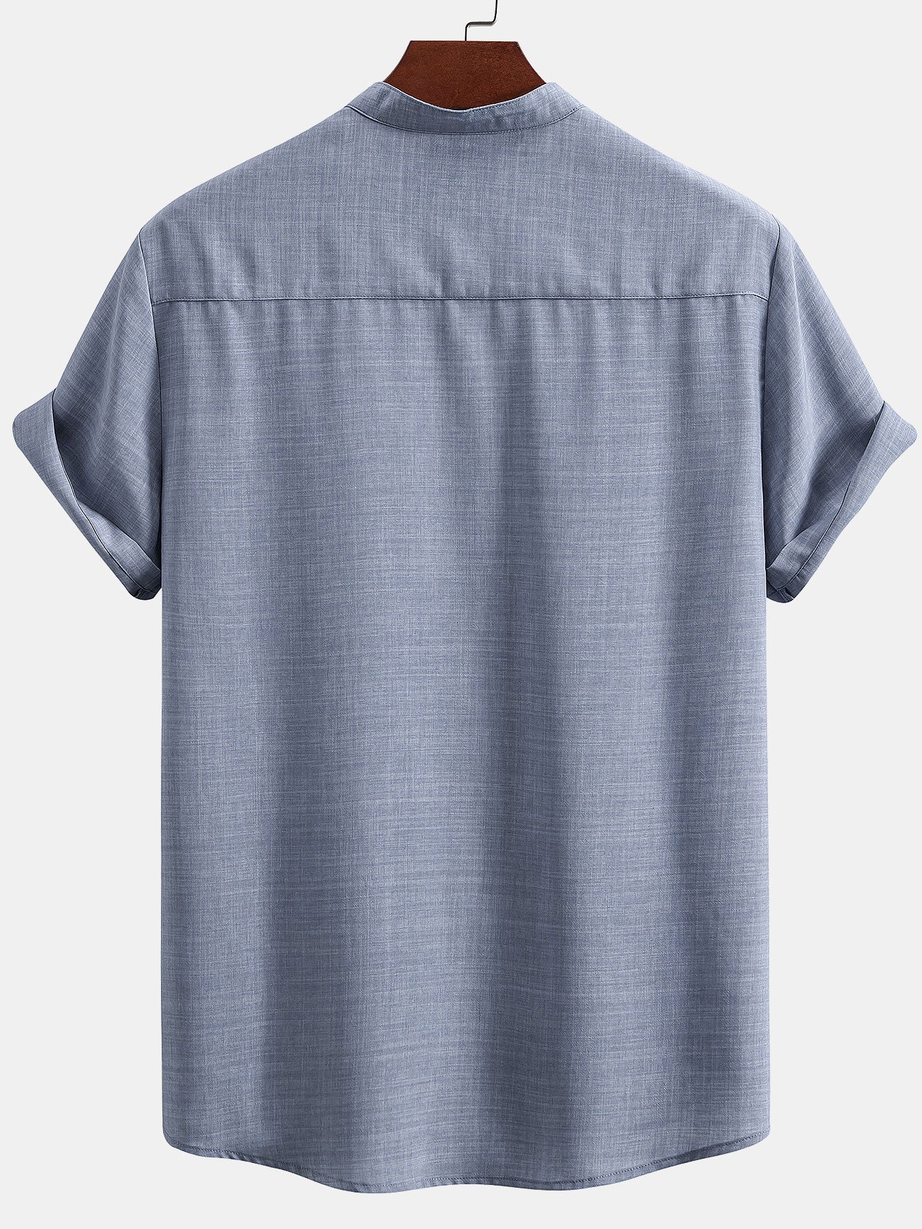 Scott® | Short Sleeve Stand Collar Shirt & Straight Leg Linen Pants - Image 7