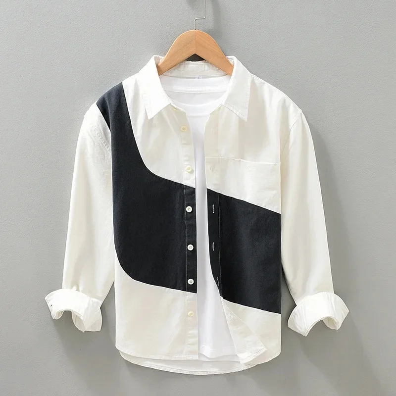 Scott | Cotton Bicolor Shirt - Image 5