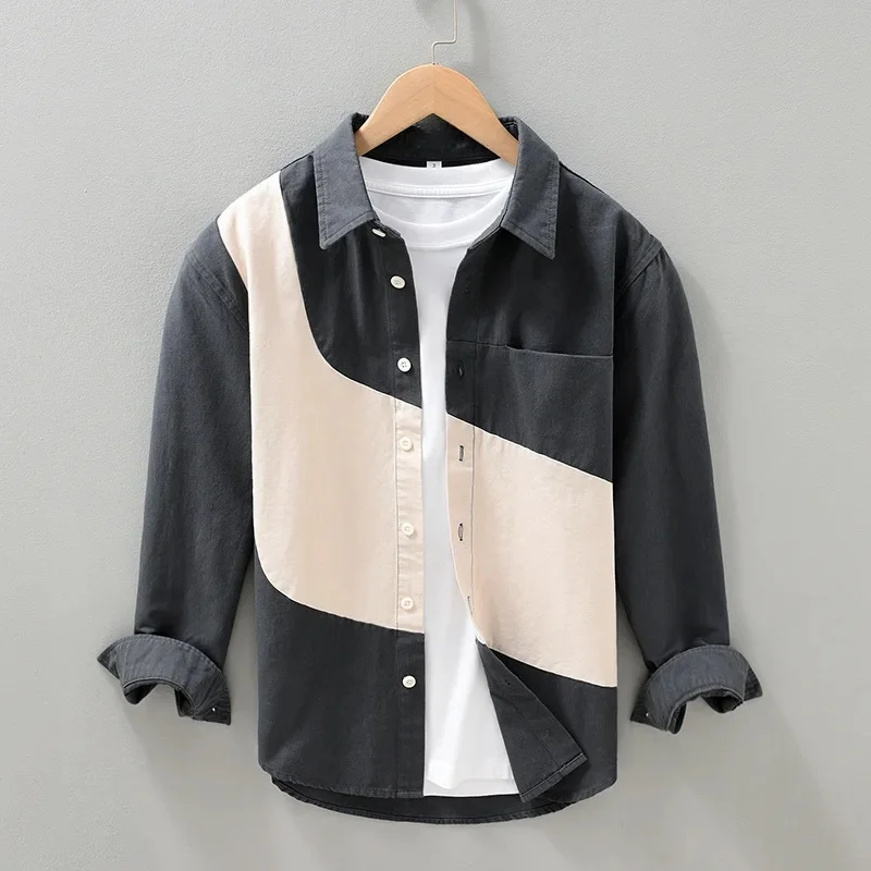 Scott | Cotton Bicolor Shirt - Image 6