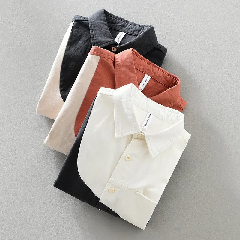 Scott | Cotton Bicolor Shirt - Image 8