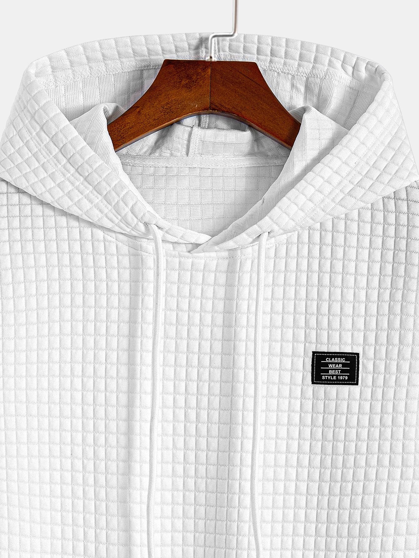 Sean® | Waffle Hooded Arc Hem T-Shirt - Image 8